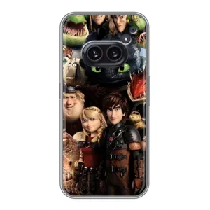 Чехол с принтом «Персонажи дракона» для Nothing Phone 2a
