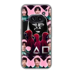 Чехол с принтом «Участники Игра кальмара» для Nothing Phone 2a