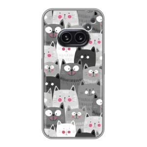 Чохли з Котиками для Nothing Phone 2a (VPrint) (Мальовані котики)
