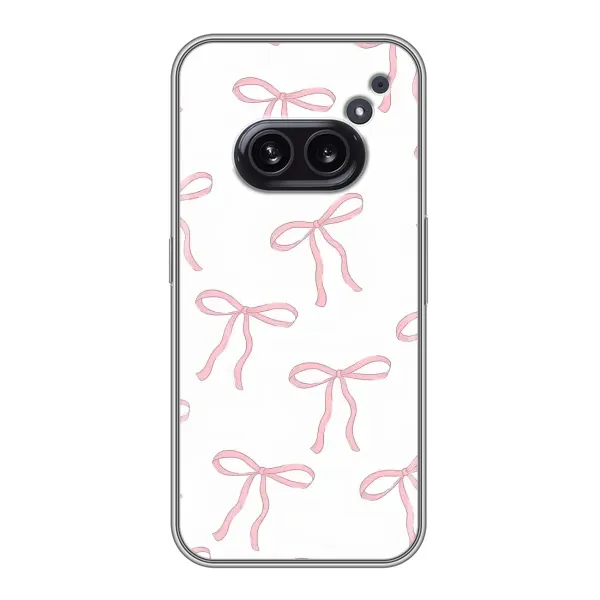 Чохол з принтом «Рожеві бантики» для Nothing Phone 2a Чохол з принтом «Рожеві бантики» для Nothing Phone 2a