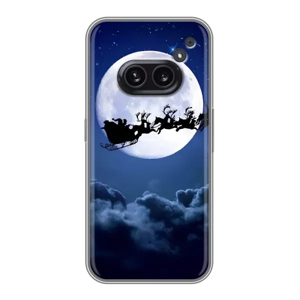 Чехол с принтом «Санта - луна» для Nothing Phone 2a
