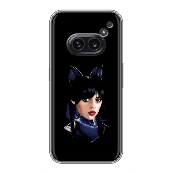 Чехол с принтом «серьезная Уэнздей» для Nothing Phone 2a