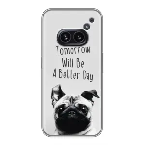 Чохли з собаками для Nothing Phone 2a (VPrint) (Смішний Мопс)