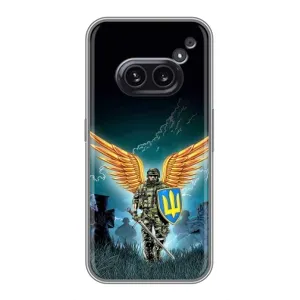 Чехлы с картинкой ЗСУ для Nothing Phone 2a (AlphaPrint) (Солдат ЗСУ)