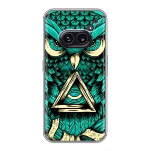 Чохол з пташками на Nothing Phone 2a (VPrint) (Сова з оком)