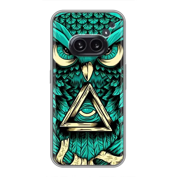 Чехол с принтом «Сова с глазом» для Nothing Phone 2a Чехол с принтом «Сова с глазом» для Nothing Phone 2a