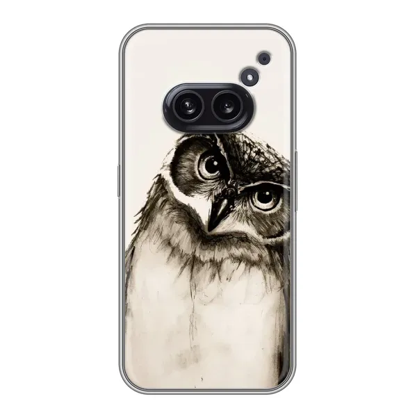 Чехол с принтом «Сова» для Nothing Phone 2a Чехол с принтом «Сова» для Nothing Phone 2a