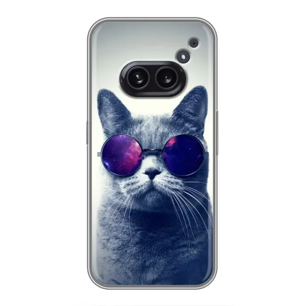 Чехол с принтом «Стильный кот» для Nothing Phone 2a