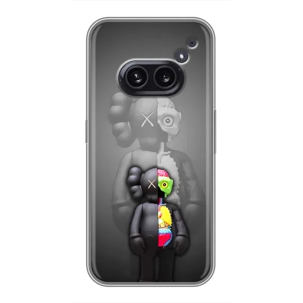 Чехол с принтом «Тело Bearbrick» для Nothing Phone 2a