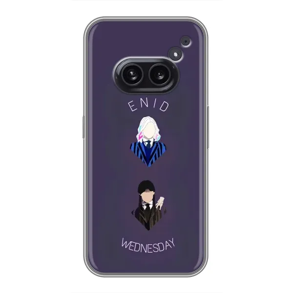 Чехол с принтом «Уэнздей и подруга» для Nothing Phone 2a