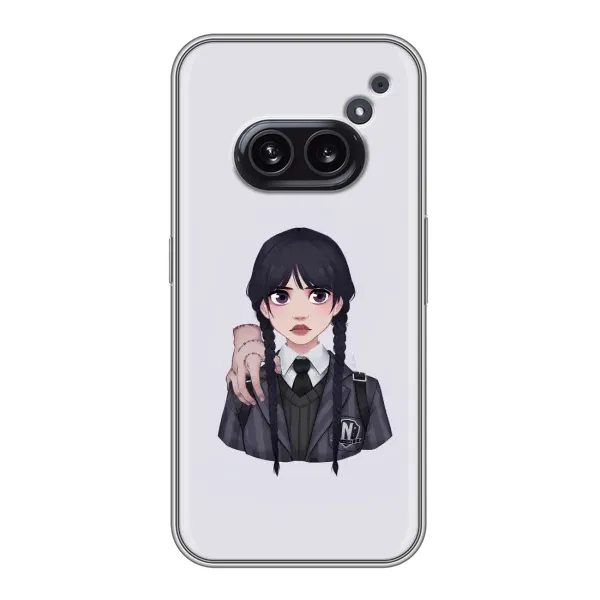 Чехол с принтом «Уэнздей и Вещь» для Nothing Phone 2a