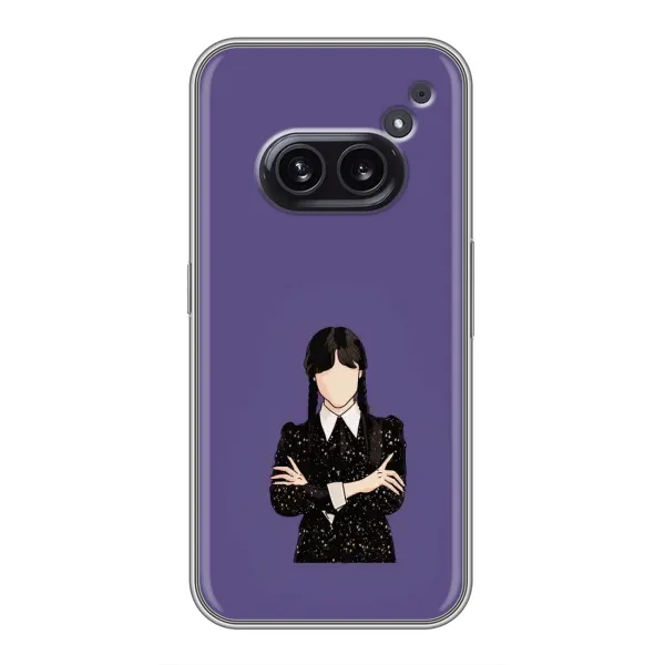 Чехол с принтом «Уэнздей в черном» для Nothing Phone 2a