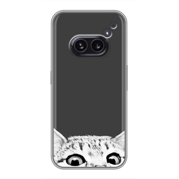 Чехол с принтом «Выглядывает кот» для Nothing Phone 2a