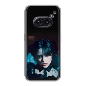 Чехлы Венсдей на Nothing Phone 2a Уэнсдей (AlphaPrint) (взгляд Уэнздей)