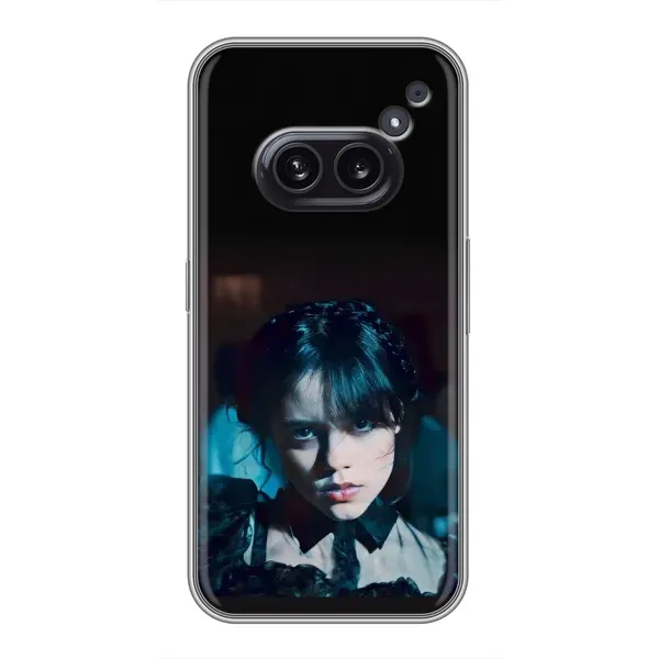 Чехол с принтом «взгляд Уэнздей» для Nothing Phone 2a