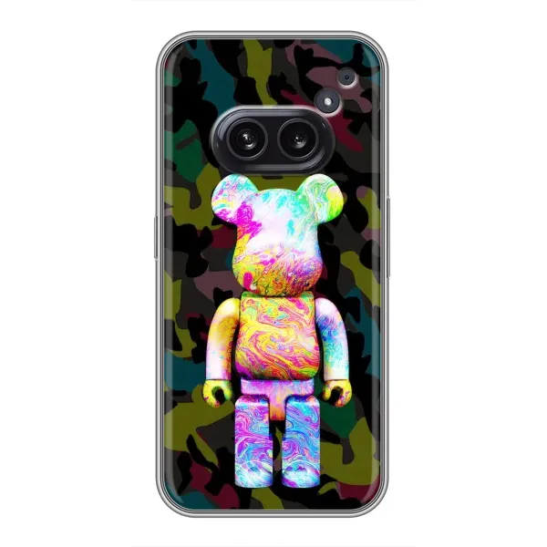 Чехол с принтом «Яркий Bearbrick» для Nothing Phone 2a