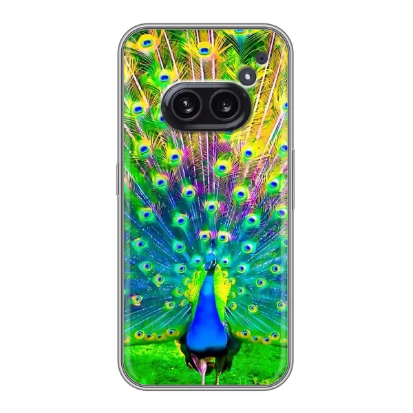Чехол с принтом «Яркий Павлин» для Nothing Phone 2a Чехол с принтом «Яркий Павлин» для Nothing Phone 2a