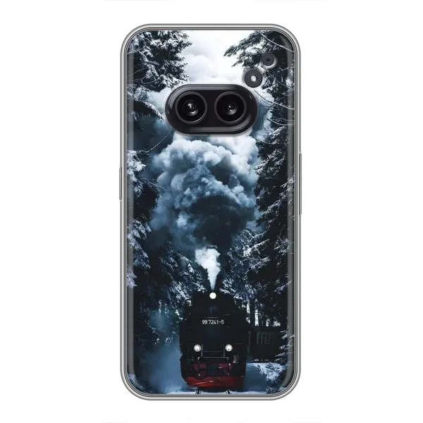 Чехол с принтом «Зимний поезд» для Nothing Phone 2a