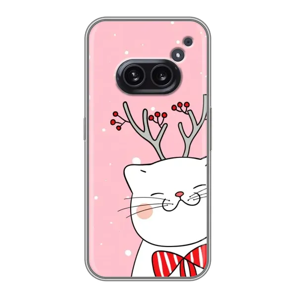 Чехол с принтом «Зимний кот» для Nothing Phone 2a