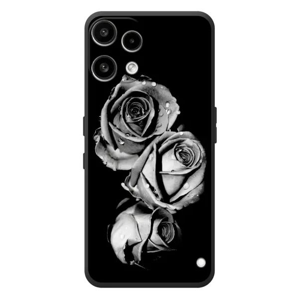 Чехол с принтом «Черная роза» для Nothing Phone (3a) Lite