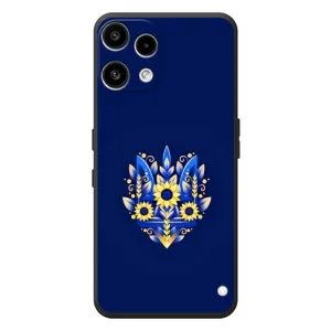 Чехлы для Nothing Phone (3a) Lite  Укр. Символика (AlphaPrint) (Цветочный Герб)