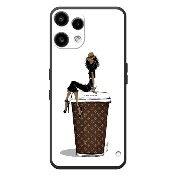 Чехол с принтом «кофе LOUIS VUITTON» для Nothing Phone (3a) Lite
