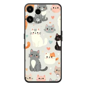 Чехол с принтом «Коллаж котов» для Nothing Phone (3a) Lite