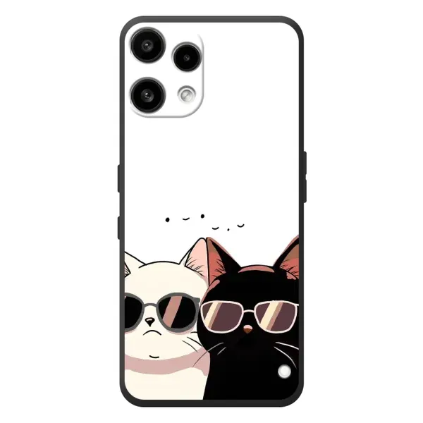 Чехол с принтом «Коты в очках» для Nothing Phone (3a) Lite