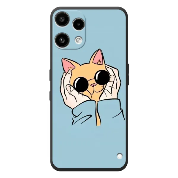 Чохол з принтом «Котик в окулярах» для Nothing Phone (3a) Lite Чохол з принтом «Котик в окулярах» для Nothing Phone (3a) Lite