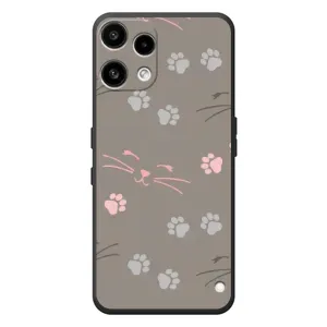 Чехол с принтом «Лапы и усы» для Nothing Phone (3a) Lite