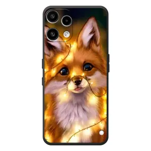 Чехлы с картинкой Лисички для Nothing Phone (3a) Lite (VPrint) (Лисичка в гирляндах)