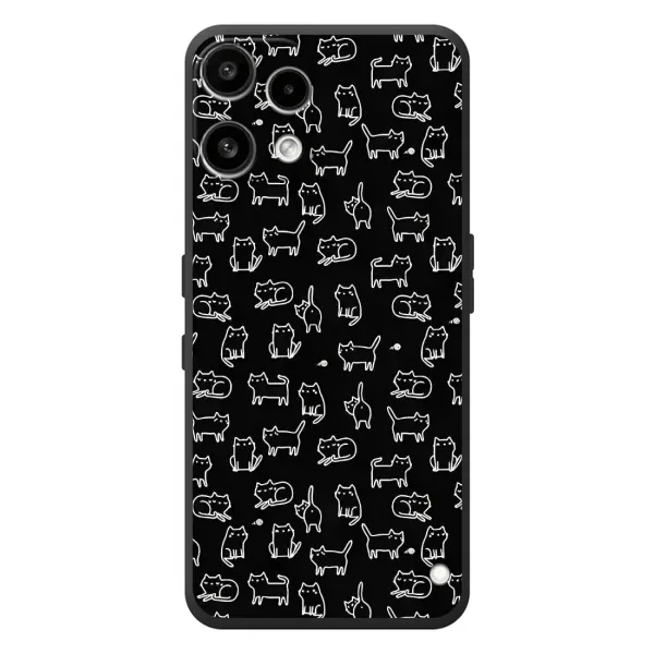 Чехол с принтом «Меленькие котики» для Nothing Phone (3a) Lite