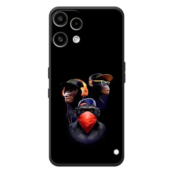 Чехол с принтом «Три обезьяны» для Nothing Phone (3a) Lite
