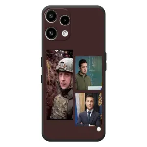 Чехол для Nothing Phone (3a) Lite (AlphaPrint - с принтом Зеленского) (Президент)