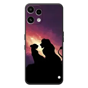 Чехол с принтом «Силуэт Симба и Налу» для Nothing Phone (3a) Lite