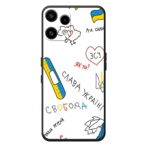 Чехлы Доброго вечора, ми за України для Ничего Телефон (3а) Лайт 
 (AlphaPrint) (Стикер)