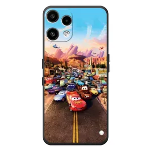 Чохол з принтом «Тачки на трасі» для Nothing Phone (3a) Lite
