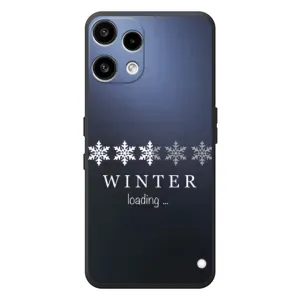 Зимние Чехлы для Ничего Телефон (3а) Лайт 
 - прозрачный фон (Winter loading)