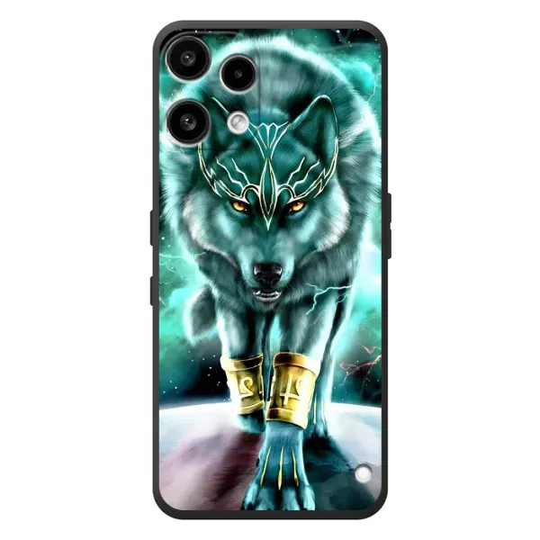 Чехол с принтом «Яркий волк» для Nothing Phone (3a) Lite