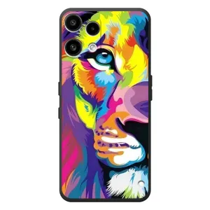 Чехол со Львом для Nothing Phone (3a) Lite (VPrint) (Яркий Лев)