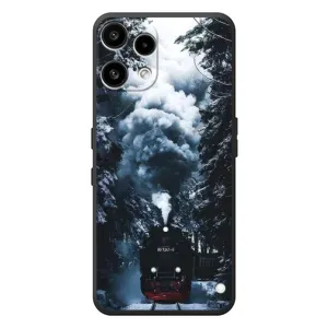 Новогодние, Праздничные Чехлы для Nothing Phone (3a) Lite - 2024 год (Зимний поезд)