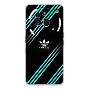 Чохли Адидас для Nothing Phone (3a) Pro (AlphaPrint) (Адідас з полосами)