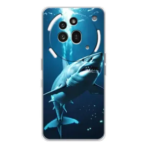 Чохол з картинкою 'Хижаки' для Nothing Phone (3a) Pro (Акула під водою)