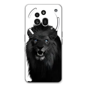 Чохли з картинкою животних Nothing Phone (3a) Pro (Чорний ЛЕВ)