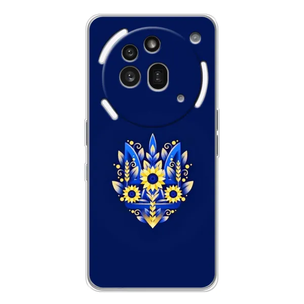 Чохол з принтом «Квітковий Герб» для Nothing Phone (3a) Pro