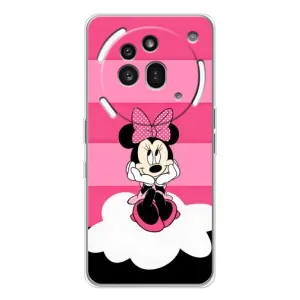 Эксклюзивный чехол для Nothing Phone (3a) Pro (AlphaPrint - Мультяшные) (Девочка Maus)