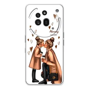 Чехол с печатью для Nothing Phone (3a) Pro - (Мама с ребенком) (AlphaPrint) (Дочка и мама)