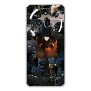 Чохол як приборкати дракона на Nothing Phone (3a) Pro (Дракон колаж)