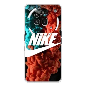 Чохол для Nothing Phone (3a) Pro - з принтом Найк (AlphaPrint) (Димчастий найк)