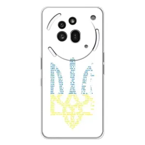 Чехлы для Nothing Phone (3a) Pro  Укр. Символика (AlphaPrint) (Герб из букв)